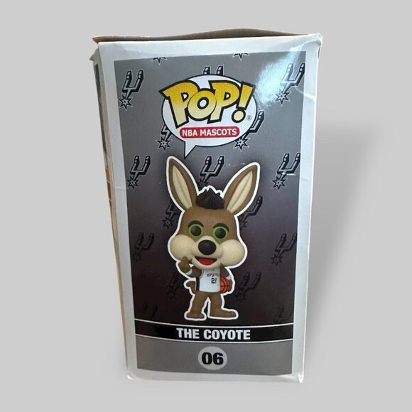 Box Damaged As Is NBA Mascots San Antonio Spurs The Coyote Funko Pop! Figure #06 - Picture 4 of 6